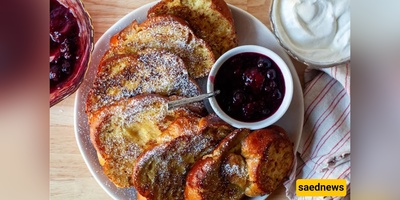 Skip Brunch Lines: This Challah French Toast with Berry Sauce Beats Any $22 Plate.