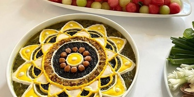 12 Colorful and Eye-Catching Ash Reshteh Decor Ideas for the Newlyweds’ Table — Designs That’ll Make Your Feast Truly Unforgettable 😋