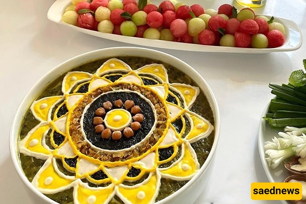 12 Colorful and Eye-Catching Ash Reshteh Decor Ideas for the Newlyweds’ Table — Designs That’ll Make Your Feast Truly Unforgettable 😋