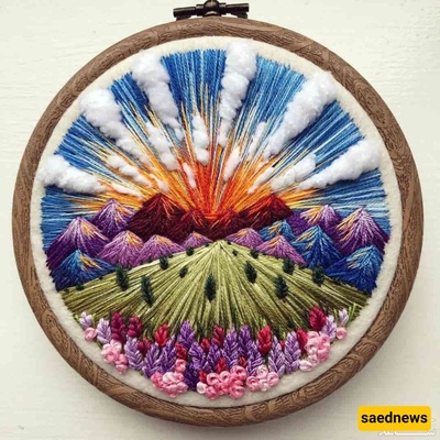 A Journey into the Art of Cream Thread Embroidery