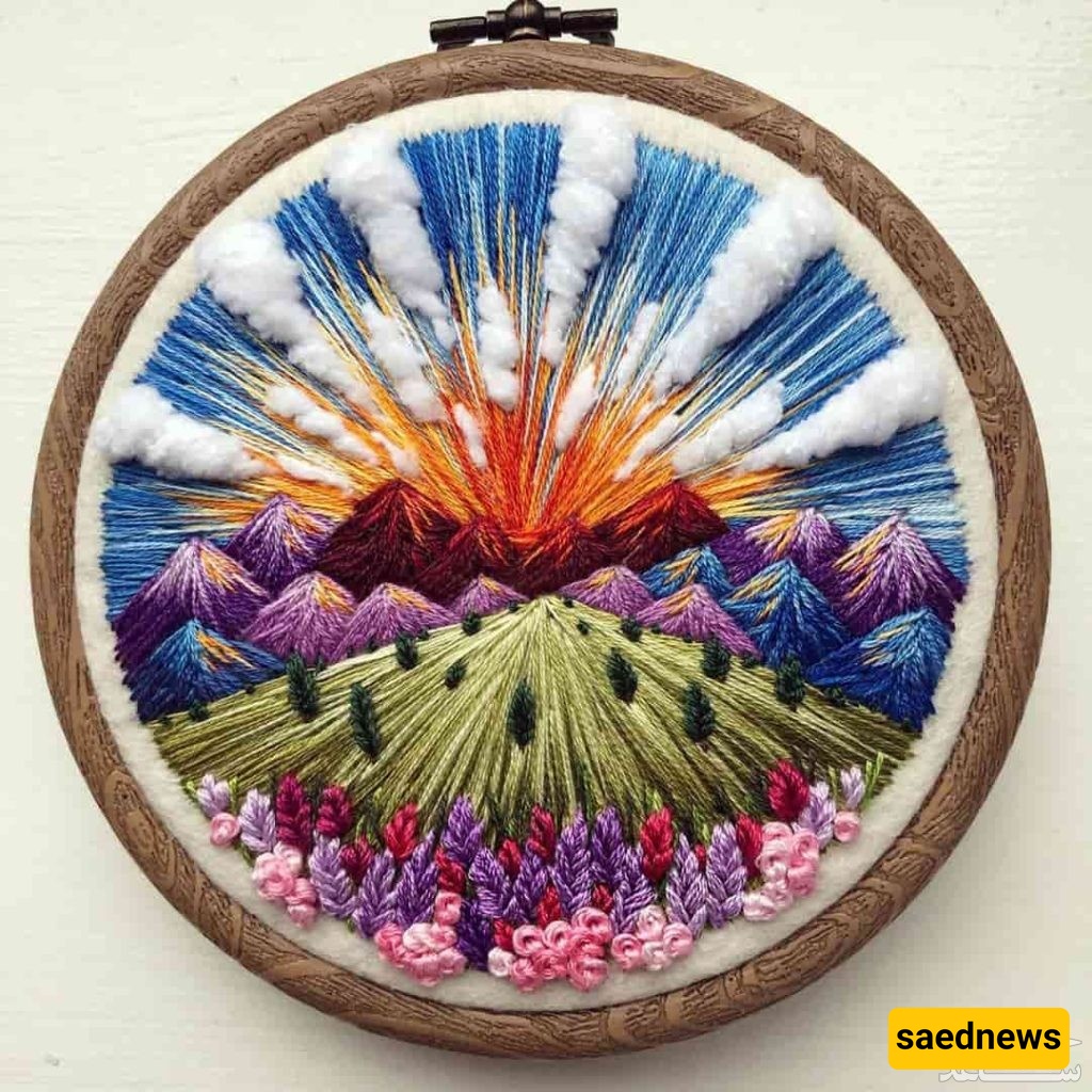 A Journey into the Art of Cream Thread Embroidery