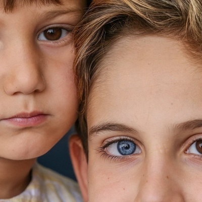 The Remarkable Eye Colors of Two Brothers: Blue and Brown