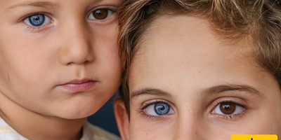 The Remarkable Eye Colors of Two Brothers: Blue and Brown