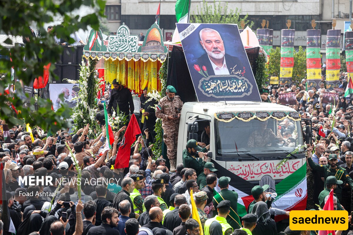  The funeral of Ismail Haniyeh