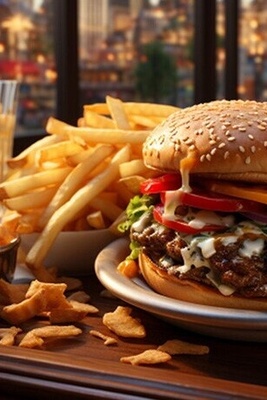 Delicious But Dangerous: How Fast Food Harms Your Skin and Hair / Eating Sausages and Cold Cuts Can Cause Facial Acne