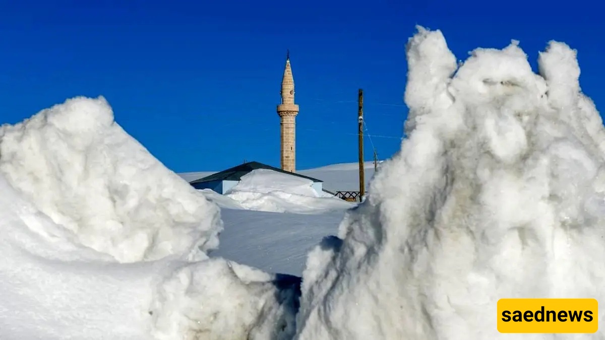 Spring Snowfall In Turkey