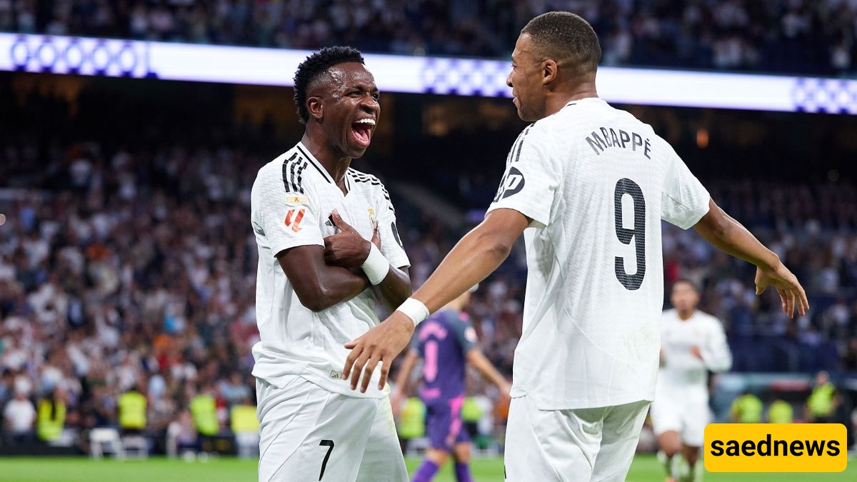 Kylian Mbappé and Vinícius Júnior