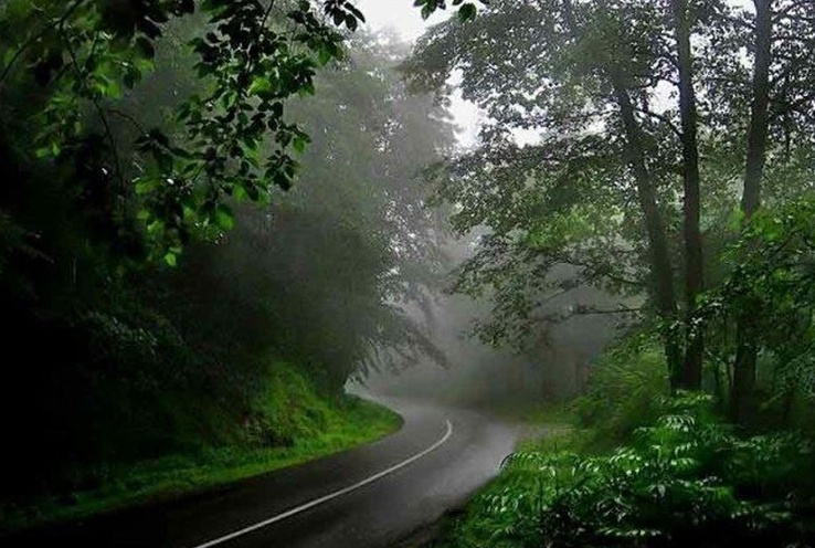 Abbasabad to Kelardasht road