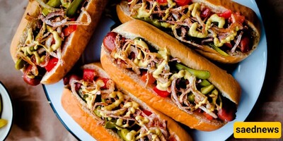 Foodie's Corner: Step-by-Step Guide to Making a Delicious Hot Dog Sandwich with Mushrooms and Cheese, Fast Food Style + Additional Tips