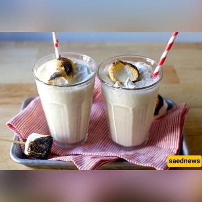 This Toasted Marshmallow Milkshake Actually Puts a Bag of Charred Marshmallows in the Blender