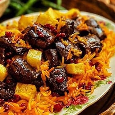 How to Make Behshahri Chicken Rice with a Sweet and Sour Flavor