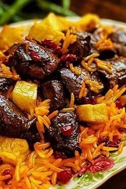 How to Make Behshahri Chicken Rice with a Sweet and Sour Flavor