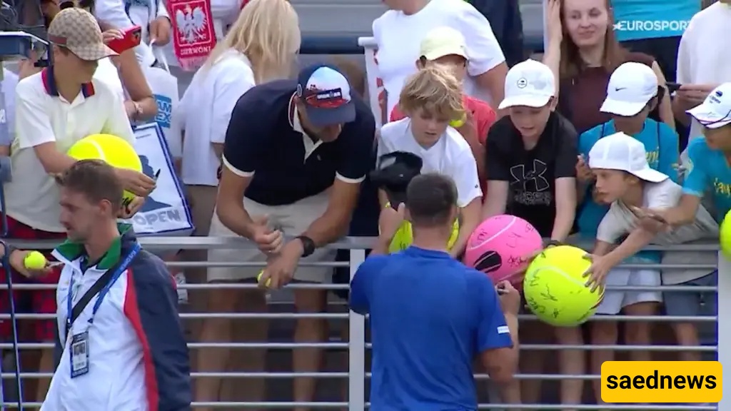 (VIDEO) Millionaire CEO Piotr Szczerek Identified in Viral US Open Hat Stealing! (Player Reunites With Boy.)