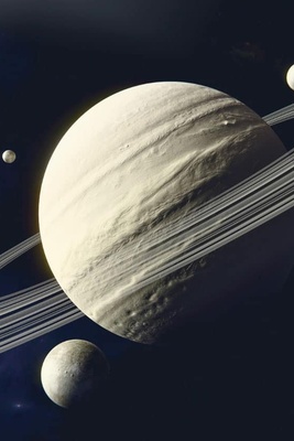 Scientists Heard a Strange “Sound” Between Saturn and Its Moon Enceladus