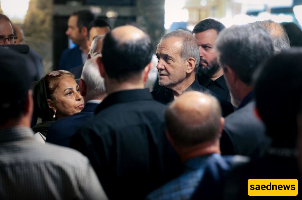 Pezeshkian Tours Shelter for War‑Displaced Families, Pledges Steadfast Aid