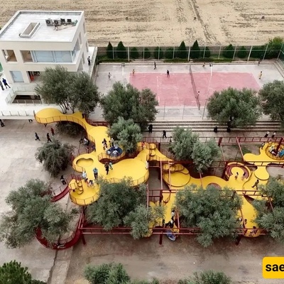 Minoodasht Playground with Distinctive Architecture: A Space That Invites Children to Explore