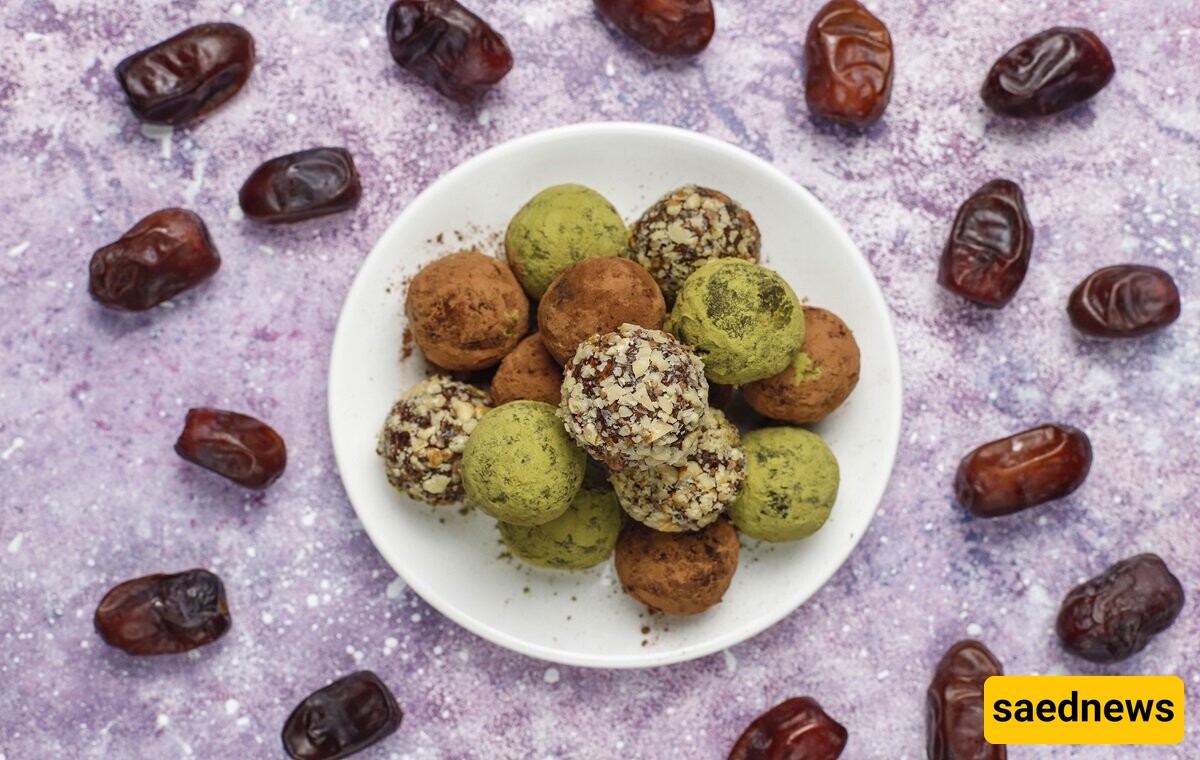 2 Recipes for Nutritious Date Ranginak Balls and Tahini, Perfect for Iftar Table