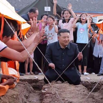 North Korean Leader Orders Relocation of 15,400 After Visiting Flood-Damaged Area