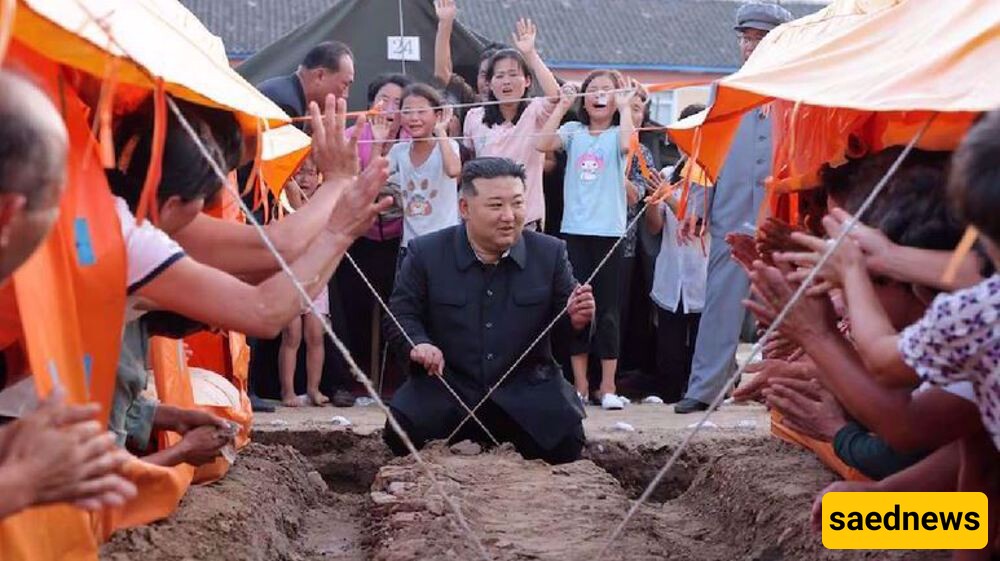 North Korean Leader Orders Relocation of 15,400 After Visiting Flood-Damaged Area