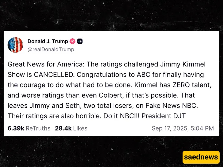 Donald trump jimmy kimmel truth social