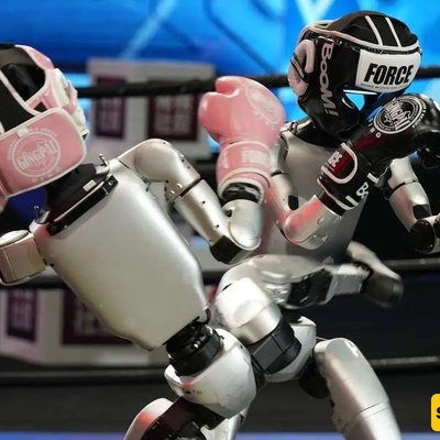 Brutal Battle of Humanoid Robots in China