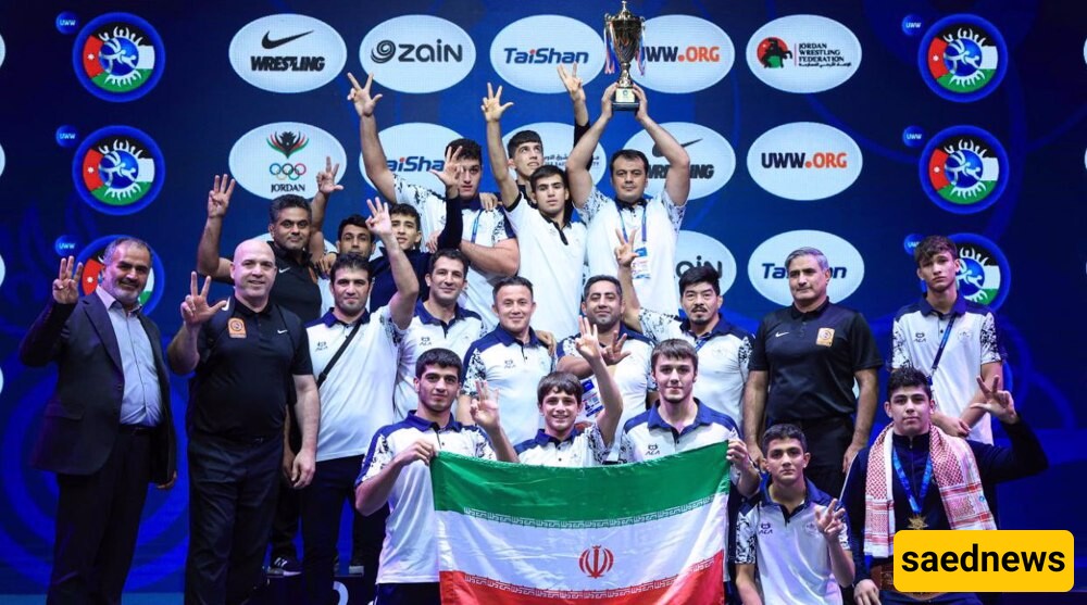 Iran's Under-17 Greco-Roman Wrestling Team Triumphs at World Championships in Jordan