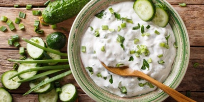 Calories in Yogurt and Cucumber: How many calories are in 100 grams of yogurt and cucumber?