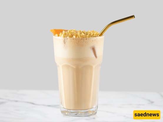 Apricot milkshake
