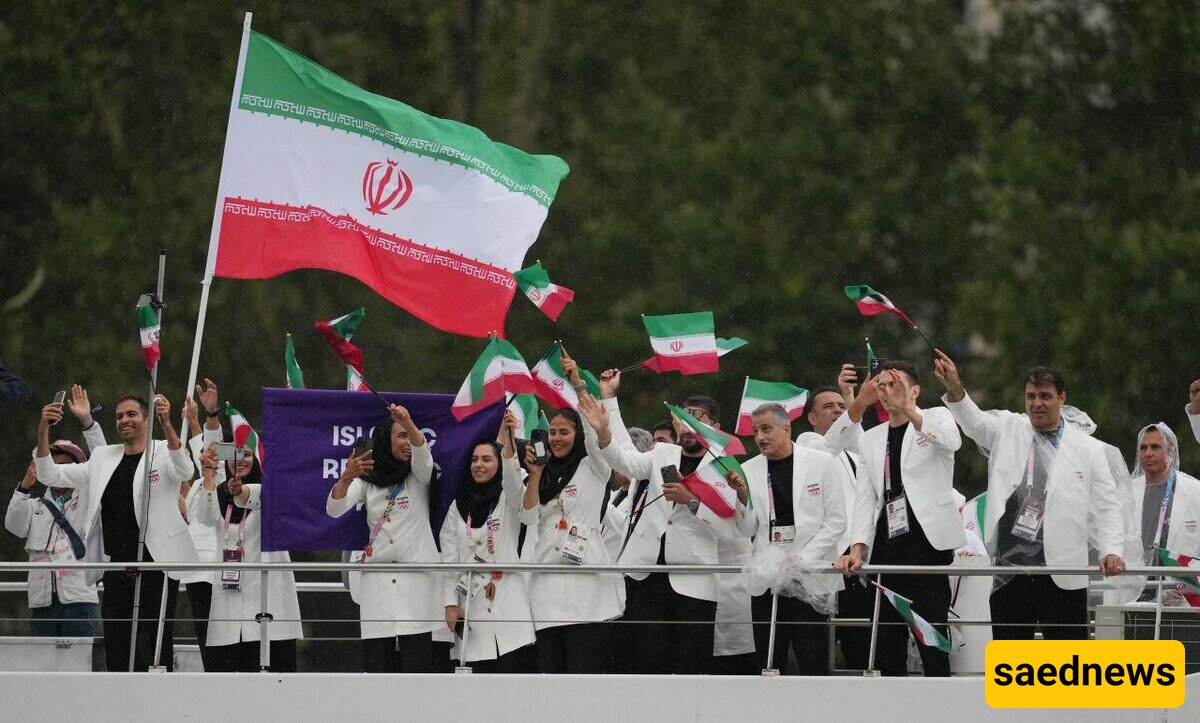 [VIDEO] Iran Shines Bright at Paris Olympics: 22-Member Delegation Takes Center Stage in Spectacular Parade of Nations!