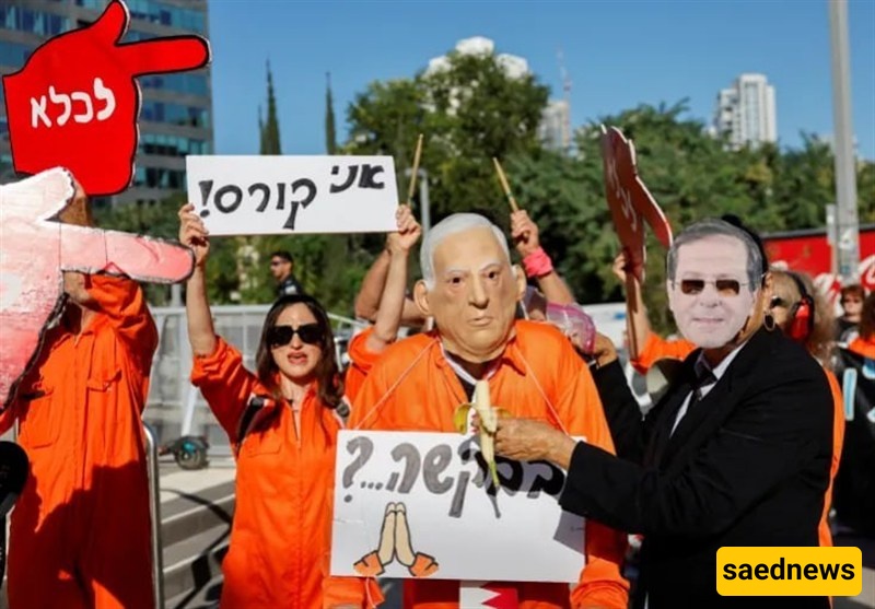 Protesters Call for Netanyahu to Stand Trial on Corruption Charges