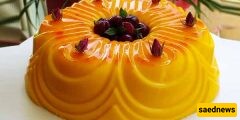 Saffron Bavarian Cream