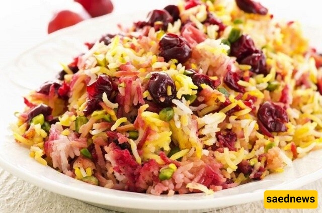 Sour Cherry Rice (Albaloo Polo)