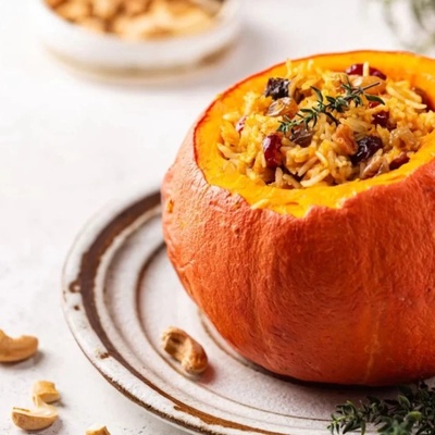 Meatless Dishes / Stuffed Pumpkin Recipe