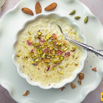 🍚 Traditional Indian Kheer Recipe (Rice Pudding)