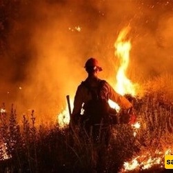 Wildfire ShutsDown Airport In Southern France