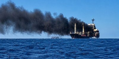 Oil Tanker Explodes After Hitting Naval Mine in Strait of Hormuz