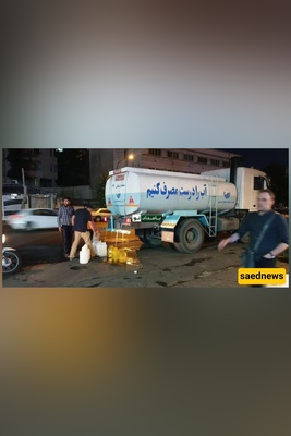 Photos: Tehran Water Authority’s Ingenious Nylon-Packaged Water Replaces Tankers During Outages