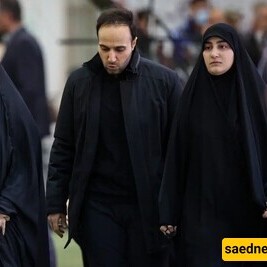 Video |  the funeral of Seyed Hassan Nasrallah; the Wife of the Martyr Foreign Minister was also present.