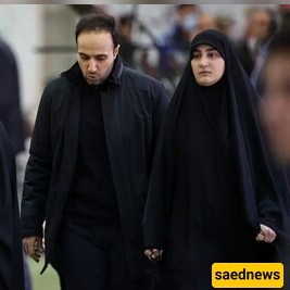 Video |  the funeral of Seyed Hassan Nasrallah; the Wife of the Martyr Foreign Minister was also present.