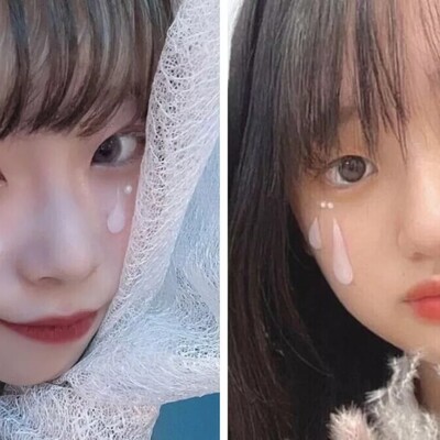 The Strange Challenge of Japanese Girls on Social Media for 3D Tears Using Hot Glue