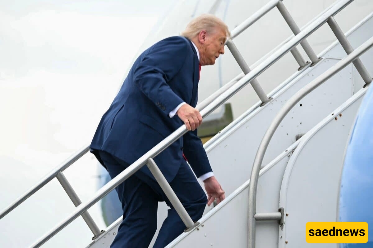 Karma Was Waiting On the Stairs: U.S. President Slips on Airplane Steps — the Same Thing He Mocked Biden for! +Video