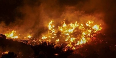 Hotels, Homes Evacuated on Greek Island of Crete As Wildfire Burns Out of Control