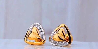 The Most Beautiful Designs and Models of Modern and Stylish Gold Earrings: 9 New Earring Ideas