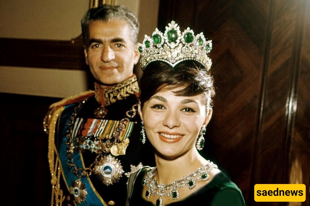 Wasteful Extravagance: Farah's Lavish Engagement Night in a Unique and Unusual-Colored Dress from a French Brand / A Royal Family Obsessed Only with Showing Off for No Reason