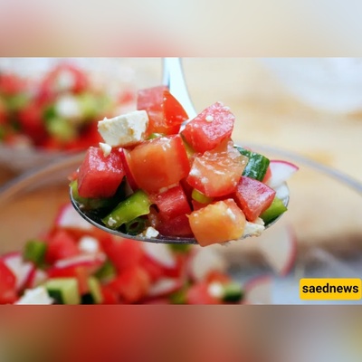 Chopped Vegetable, Watermelon, and Feta Salad!
