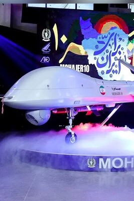 Iran Reveals Homegrown Mohajer-10 Drone in Russia