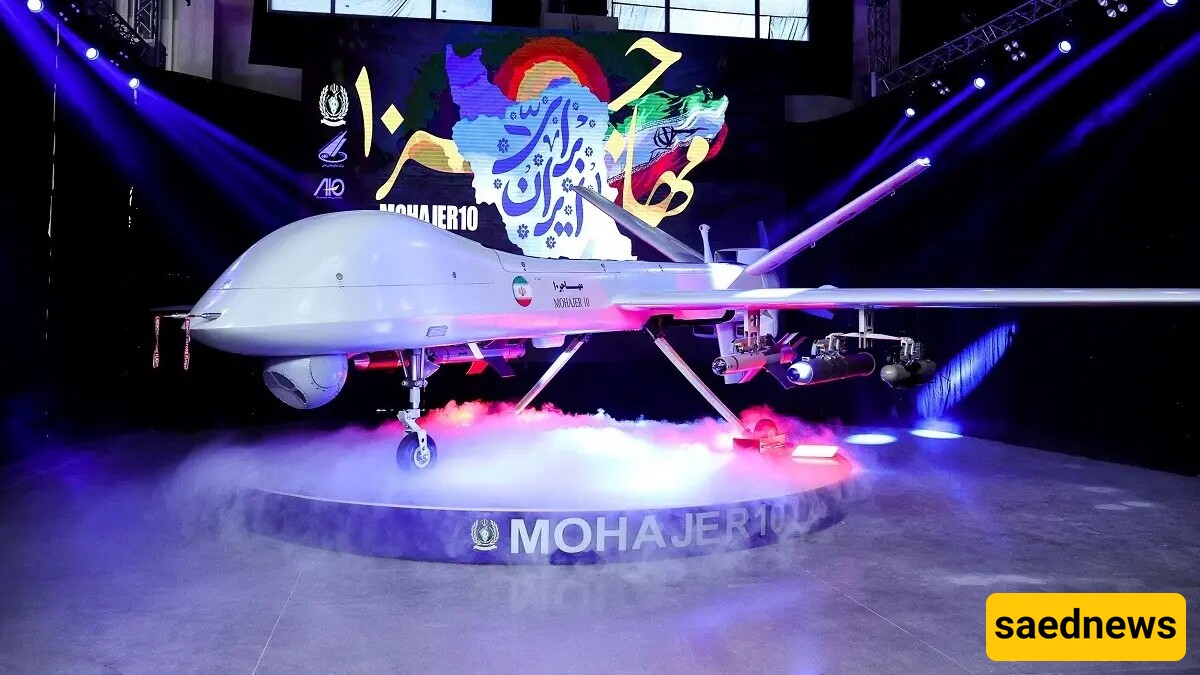 Iran Reveals Homegrown Mohajer-10 Drone in Russia