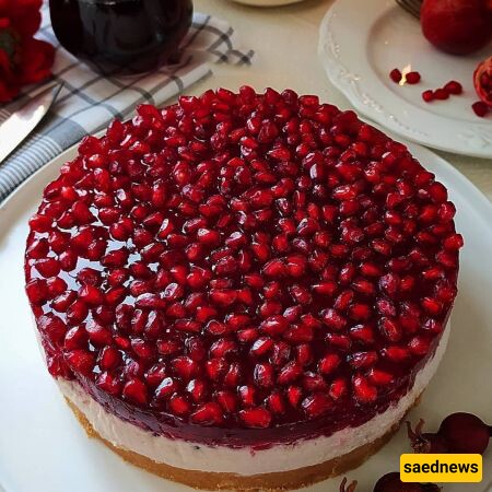 Pomegranate Cheesecake