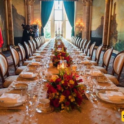 The Table Setting Of Trump’s Dinner In Beijing + Photo