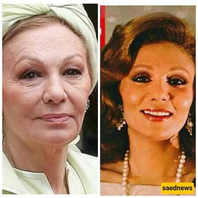Farah Pahlavi's Latest Clownish behavior in Her Old Age: An Image of the Controversial Elderly Woman From the Pahlavi Family Who Became a Topic of Discussion on Social Media.